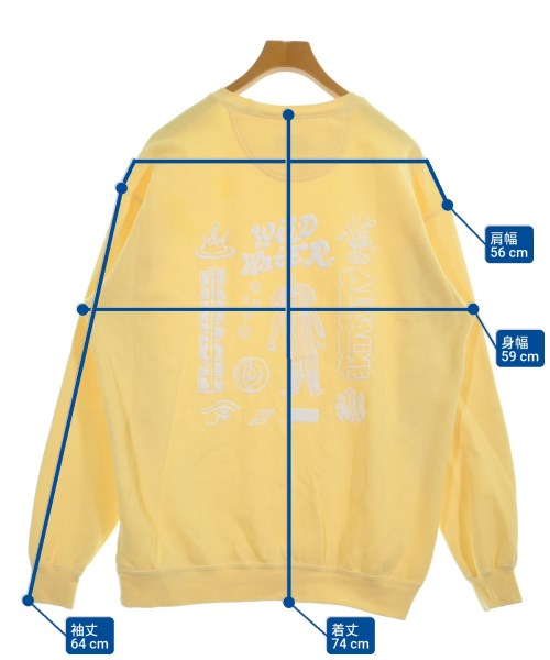 -（ソノタ）スウェット 黄 サイズ:L メンズ/2200618728015