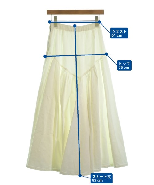 -（ソノタ）ロング・マキシ丈スカート 白 サイズ:1(S位) レディース/2200611625052