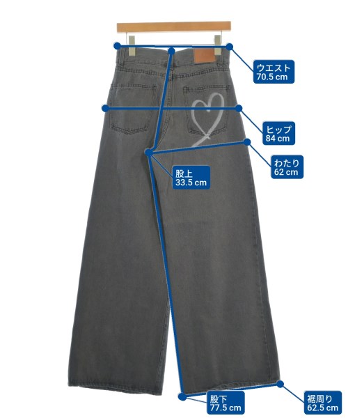 WHO'S WHO Chico（フーズフーチコ）デニムパンツ 黒 サイズ:2(M位) レディース/2200617188032