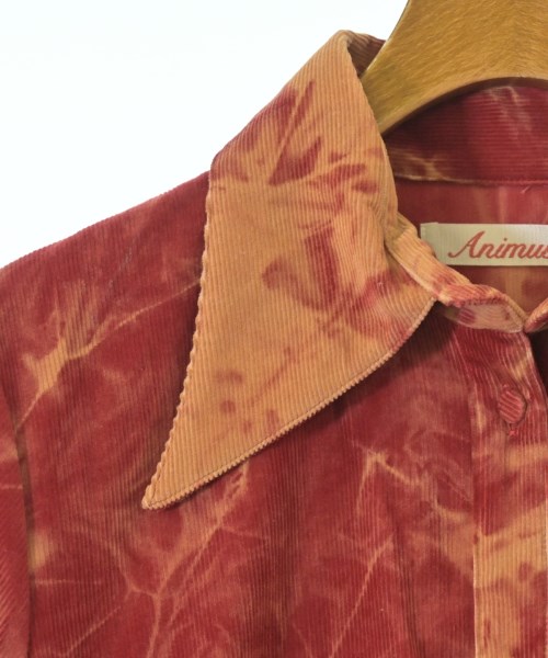 -（ソノタ）シャツワンピース 赤 サイズ:F レディース/2200619762032