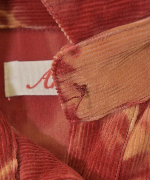 -（ソノタ）シャツワンピース 赤 サイズ:F レディース/2200619762032