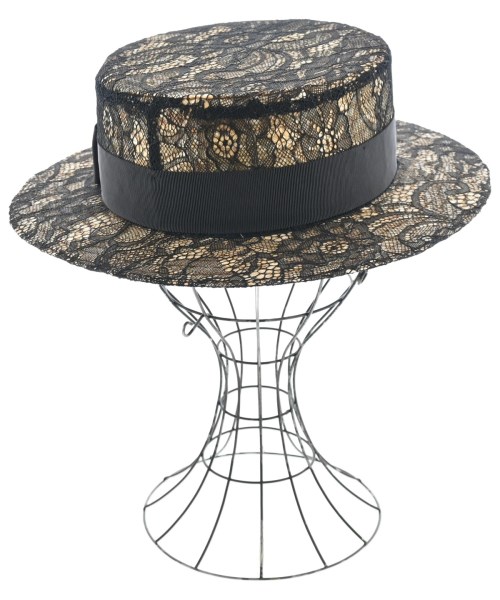 -（ソノタ）ストローハット 黒 サイズ:57.5cm レディース/2200616423196