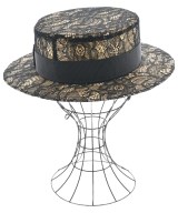 -（ソノタ）ストローハット 黒 サイズ:57.5cm レディース/2200616423196