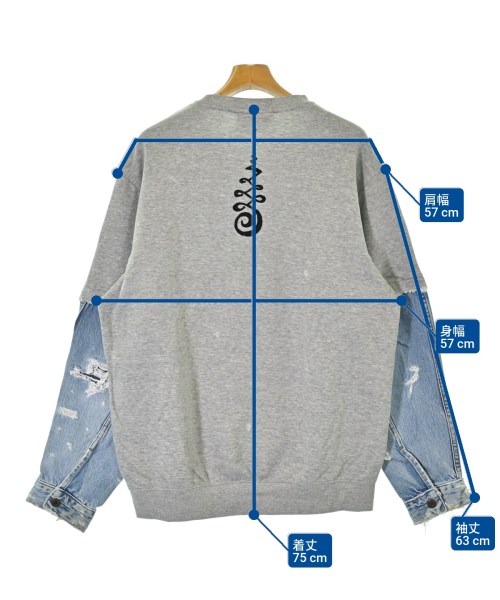 -（ソノタ）スウェット グレー サイズ:-(XL位) メンズ/2200612536050