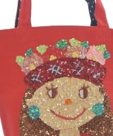 -（ソノタ）トートバッグ 赤 サイズ:- レディース/2200621148206