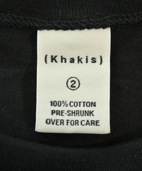 Khakis（カーキス）Tシャツ・カットソー 黒 サイズ:2(M位) メンズ/2200567333032