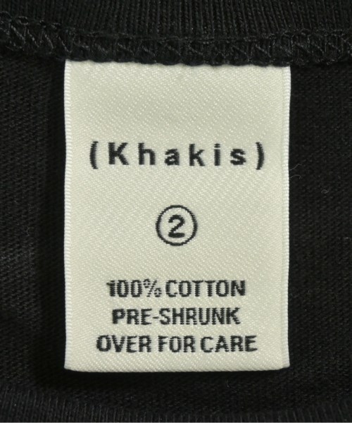 Khakis（カーキス）Tシャツ・カットソー 黒 サイズ:2(M位) メンズ/2200567333049
