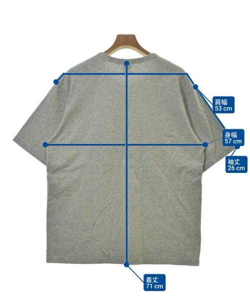 Khakis（カーキス）Tシャツ・カットソー グレー サイズ:3(L位) メンズ/2200567333056