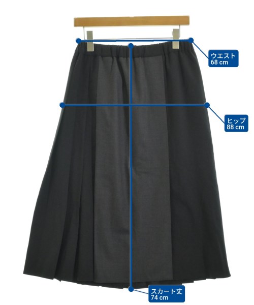 -（ソノタ）ひざ丈スカート 黒 サイズ:F レディース/2200668187077