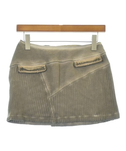 -（ソノタ）ミニスカート 茶 サイズ:ONE レディース/2200669163032