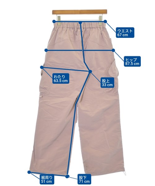 -（ソノタ）カーゴパンツ ピンク サイズ:1(S位) レディース/2200669163070