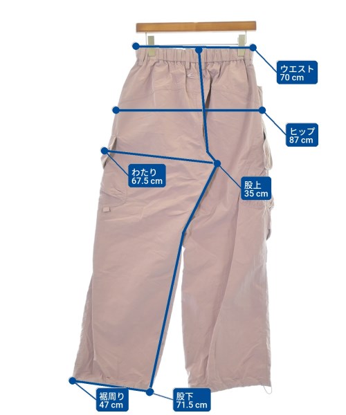 -（ソノタ）カーゴパンツ ピンク サイズ:2(M位) レディース/2200669163117