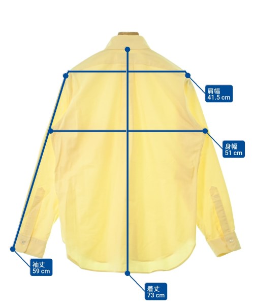 -（ソノタ）カジュアルシャツ 黄 サイズ:S メンズ/2200674231146