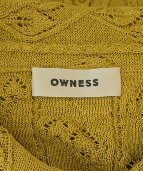 -（ソノタ）カーディガン 黄 サイズ:M メンズ/2200675178020