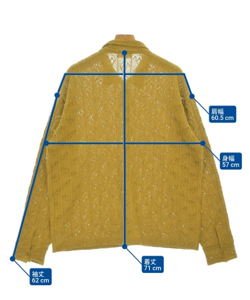 -（ソノタ）カーディガン 黄 サイズ:M メンズ/2200675178020