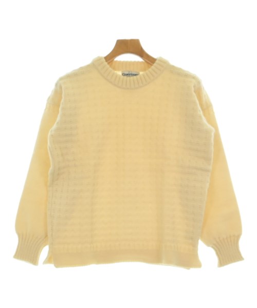 GUERNSEY WOOLLENS (ガンジーウーレンズ)ニット・セーター 黄 サイズ:36(S位)/2200675416085
