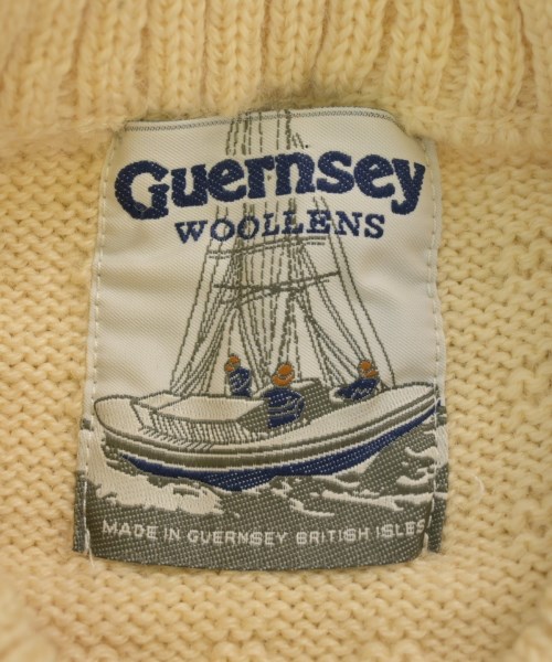 GUERNSEY WOOLLENS （ガンジーウーレンズ）ニット・セーター 黄 サイズ:36(S位) メンズ/2200675416085