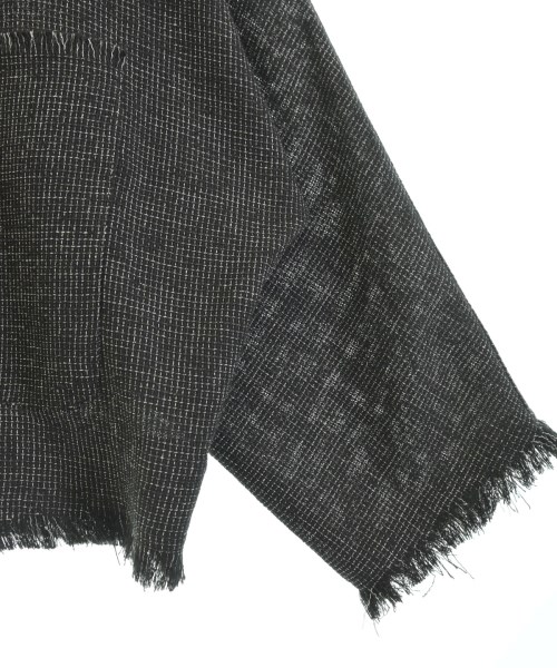 cafune（カフネ）ノーカラージャケット 黒 サイズ:38(M位) レディース/2200671960063