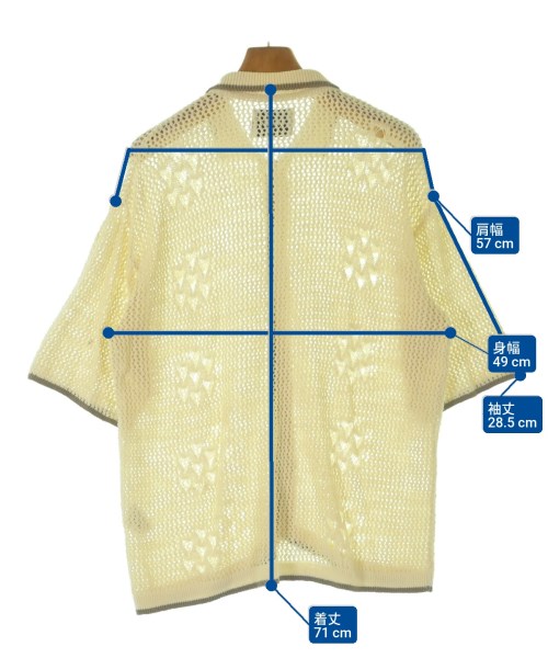 -（ソノタ）ニット・セーター 白 サイズ:48(L位) メンズ/2200677017457