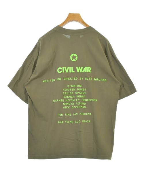 -（ソノタ）Tシャツ・カットソー カーキ サイズ:L メンズ/2200677387079