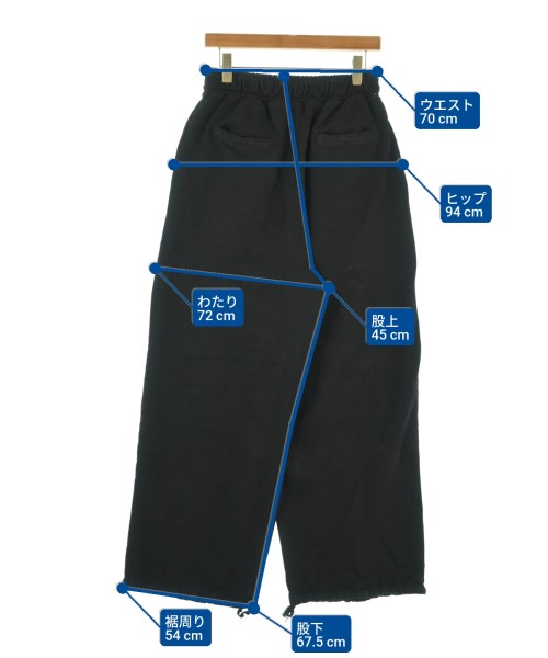 -（ソノタ）スウェットパンツ 黒 サイズ:1(S位) メンズ/2200674908024