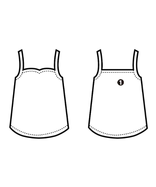 -（ソノタ）キャミソール 紺 サイズ:S レディース/2200678279069