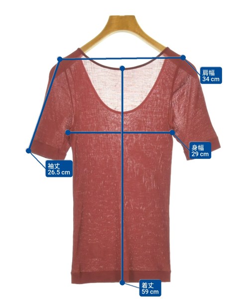 -（ソノタ）Tシャツ・カットソー 赤 サイズ:-(XS位) レディース/2200678356036