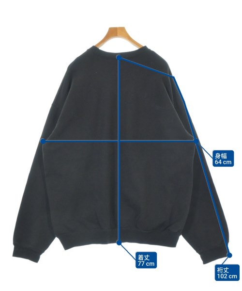 -（ソノタ）スウェット 黒 サイズ:-(L位) メンズ/2200678828083