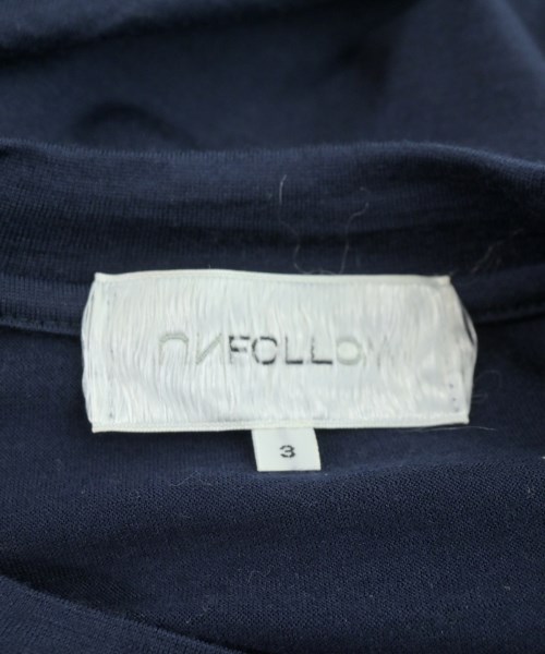 UNFOLLOW（アンフォロー）Tシャツ・カットソー 紺 サイズ:3(L位) メンズ/2200697012067
