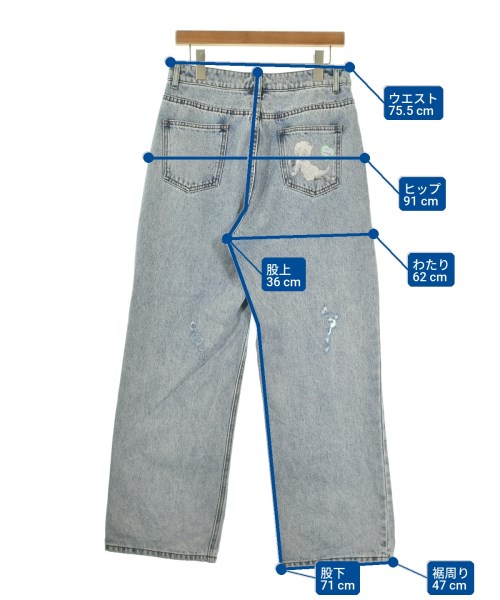 -（ソノタ）デニムパンツ 青 サイズ:L レディース/2200700194018