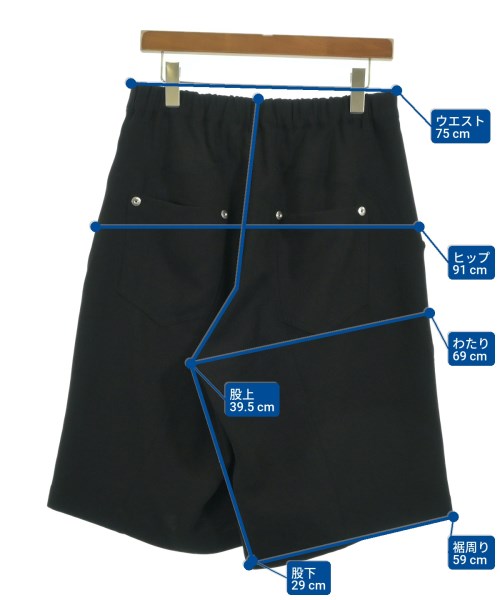 -（ソノタ）ショートパンツ 黒 サイズ:3(L位) メンズ/2200655125037