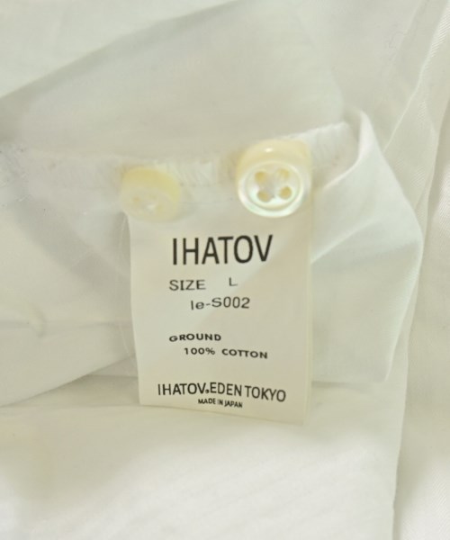 IHATOV（イーハトーヴ）カジュアルシャツ 白 サイズ:L メンズ/2200655753032