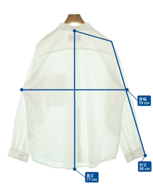 IHATOV（イーハトーヴ）カジュアルシャツ 白 サイズ:L メンズ/2200655753032