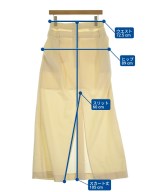 -（ソノタ）ロング・マキシ丈スカート 黄 サイズ:36(S位) レディース/2200646928371