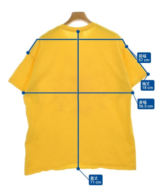 -（ソノタ）Tシャツ・カットソー 黄 サイズ:L メンズ/2200656106080