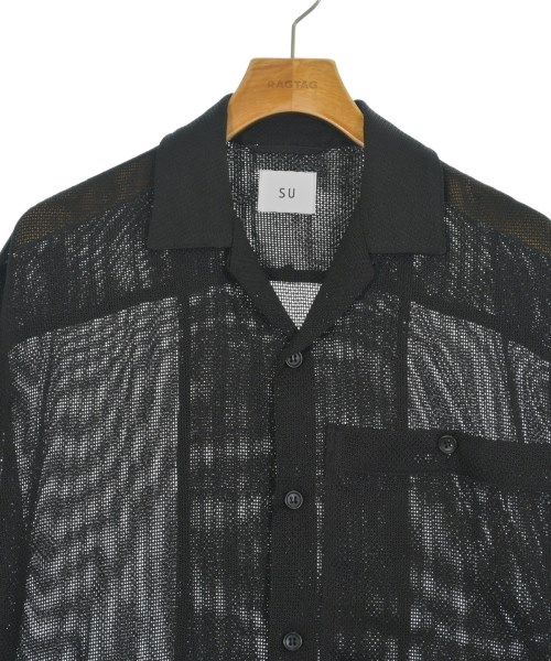 SU（スウ）カジュアルシャツ 黒 サイズ:48(L位) メンズ/2200646333793