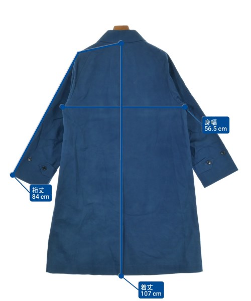 -（ソノタ）ステンカラーコート 青 サイズ:L メンズ/2200657422011