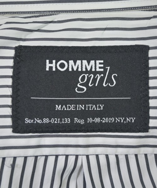 HommeGirls（オムガールズ）カジュアルシャツ 白 サイズ:S レディース/2200658267031