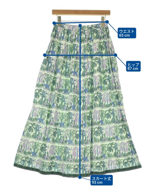 Emporio Sirenuse（エンポリオシレヌーセ）ロング・マキシ丈スカート 緑 サイズ:38(M位) レディース/2200659576019