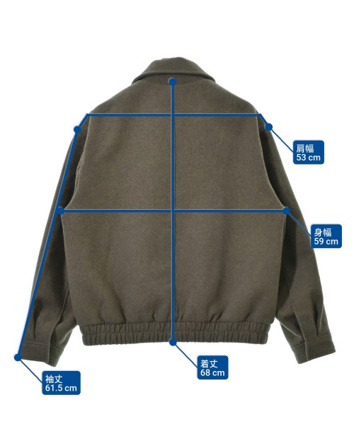 -（ソノタ）ブルゾン 茶 サイズ:L メンズ/2200660149011