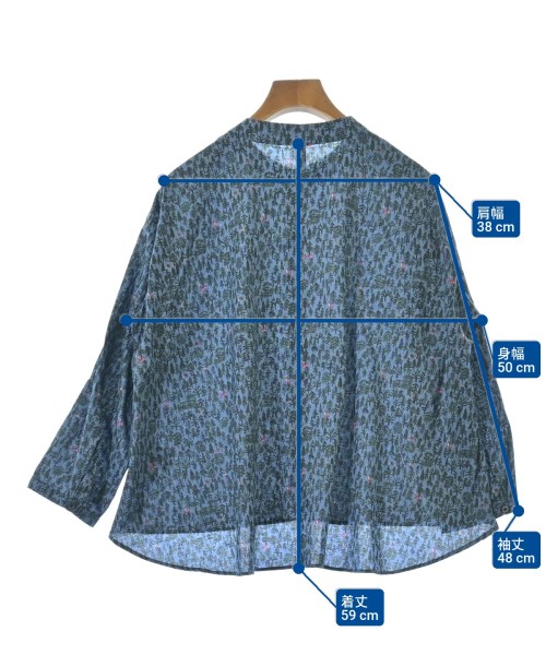 -（ソノタ）カジュアルシャツ 青 サイズ:F レディース/2200660834061