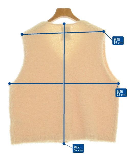 -（ソノタ）ベスト 白 サイズ:F レディース/2200657208158