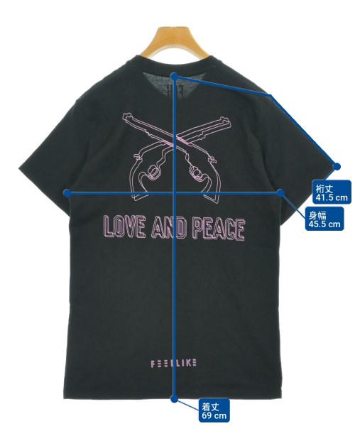 roarguns（ロアーガンズ）Tシャツ・カットソー 黒 サイズ:M メンズ/2200711397101
