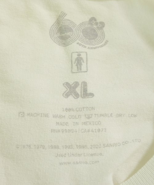 Girl（ガール）Tシャツ・カットソー 白 サイズ:XL メンズ/2200712309028
