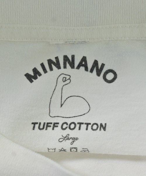 MINNANO（ミンナノ）Tシャツ・カットソー 白 サイズ:L メンズ/2200712601092