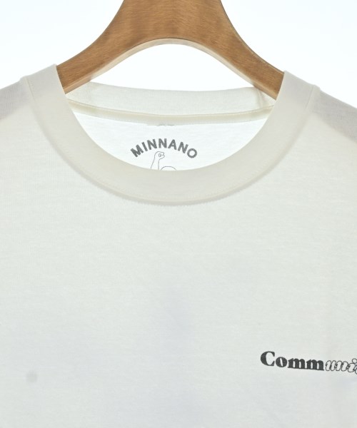 MINNANO（ミンナノ）Tシャツ・カットソー 白 サイズ:L メンズ/2200712601092