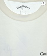 MINNANO（ミンナノ）Tシャツ・カットソー 白 サイズ:L メンズ/2200712601092