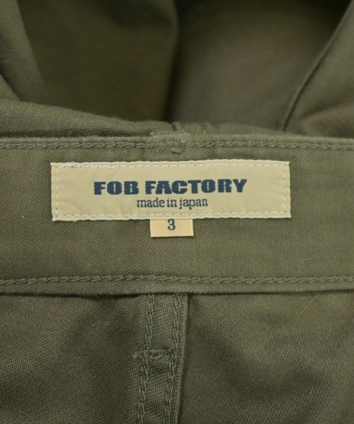 F.O.B FACTORY（エフオービーファクトリー）チノパン カーキ サイズ:3(L位) メンズ/2200714941516