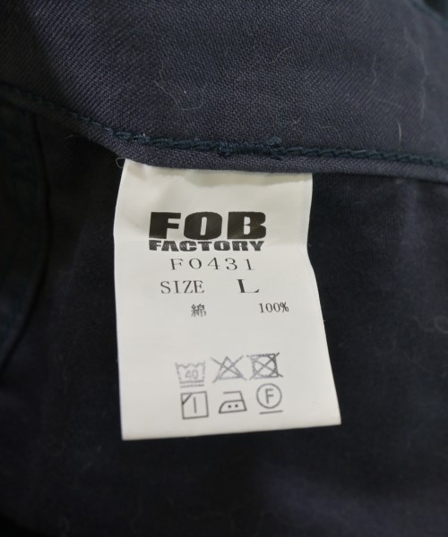 F.O.B FACTORY（エフオービーファクトリー）チノパン 紺 サイズ:L メンズ/2200714941523