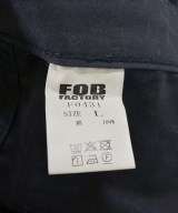 F.O.B FACTORY（エフオービーファクトリー）チノパン 紺 サイズ:L メンズ/2200714941523